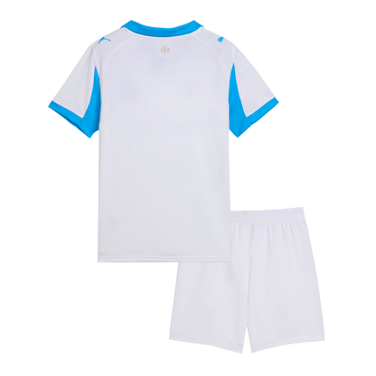 Equipación infantil del Marsella para la temporada 2025/26 (camiseta + pantalón corto)