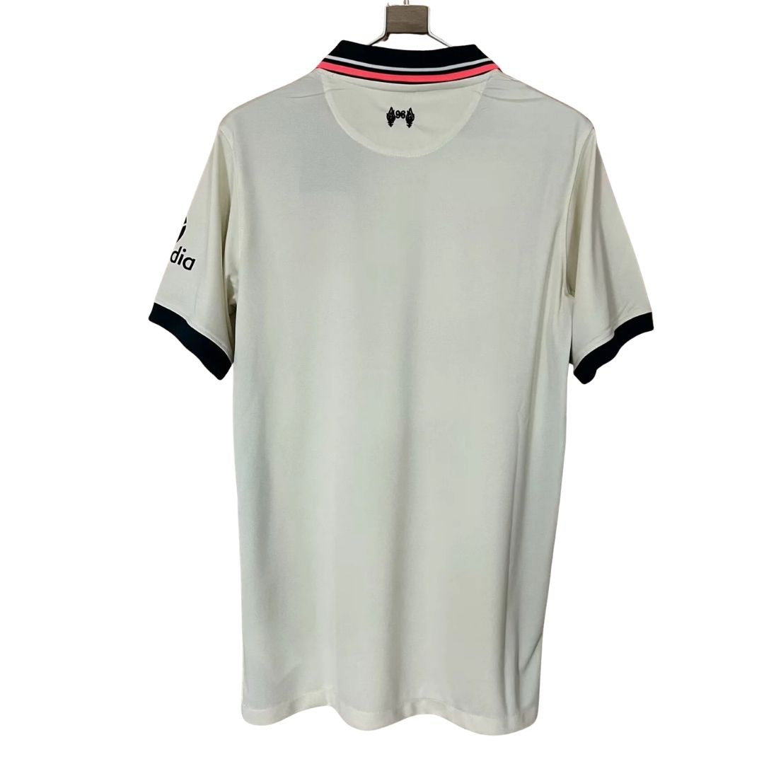 Camiseta de fútbol retro de visitante del Liverpool 2000/01