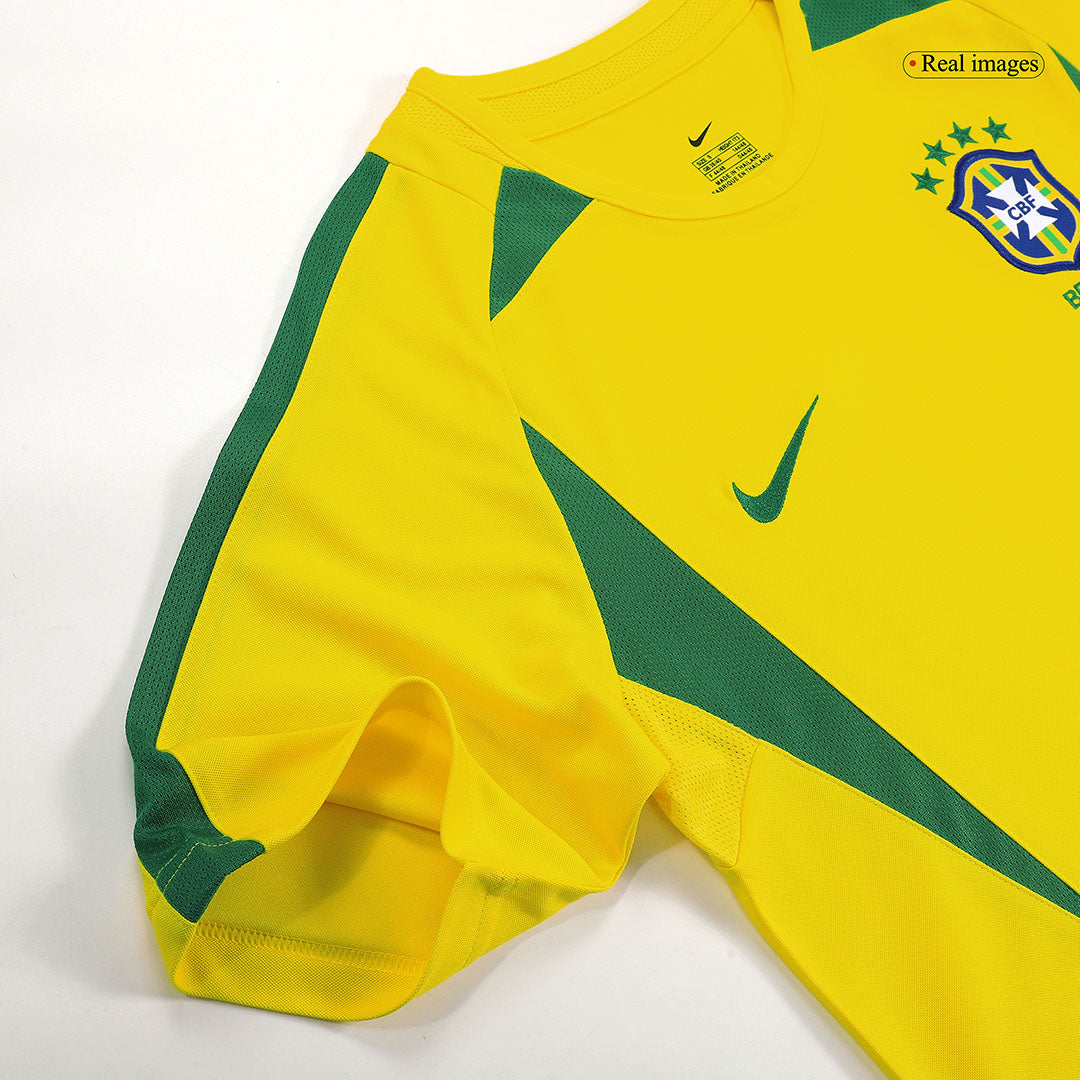 Camiseta retro de fútbol de Brasil 2002/03 (local)