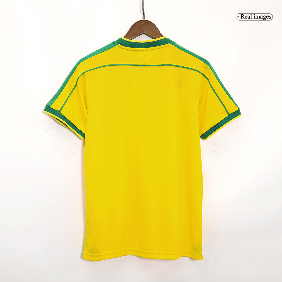 Camiseta retro de fútbol de Brasil 1998 (local)