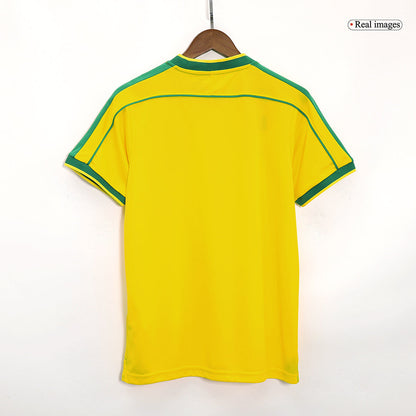 Camiseta retro de fútbol de Brasil 1998 (local)