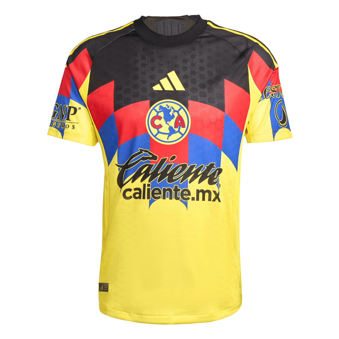 Camiseta de fútbol del Club América, versión jugador local, temporada 2025/26