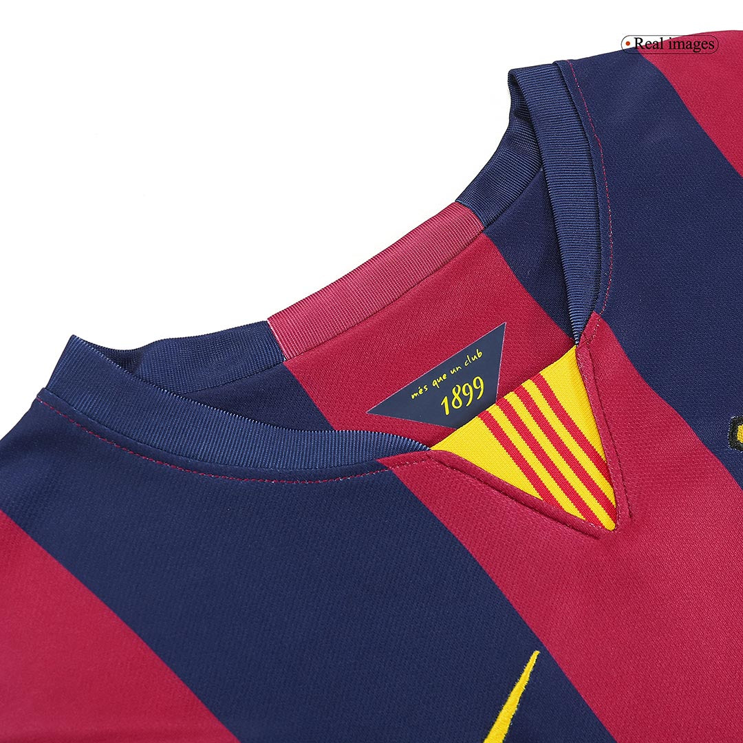 Camiseta de fútbol retro de local de Barcelona SUÁREZ #9 2014/15