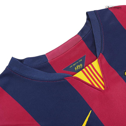 Camiseta de fútbol local retro del Barcelona 2014/15