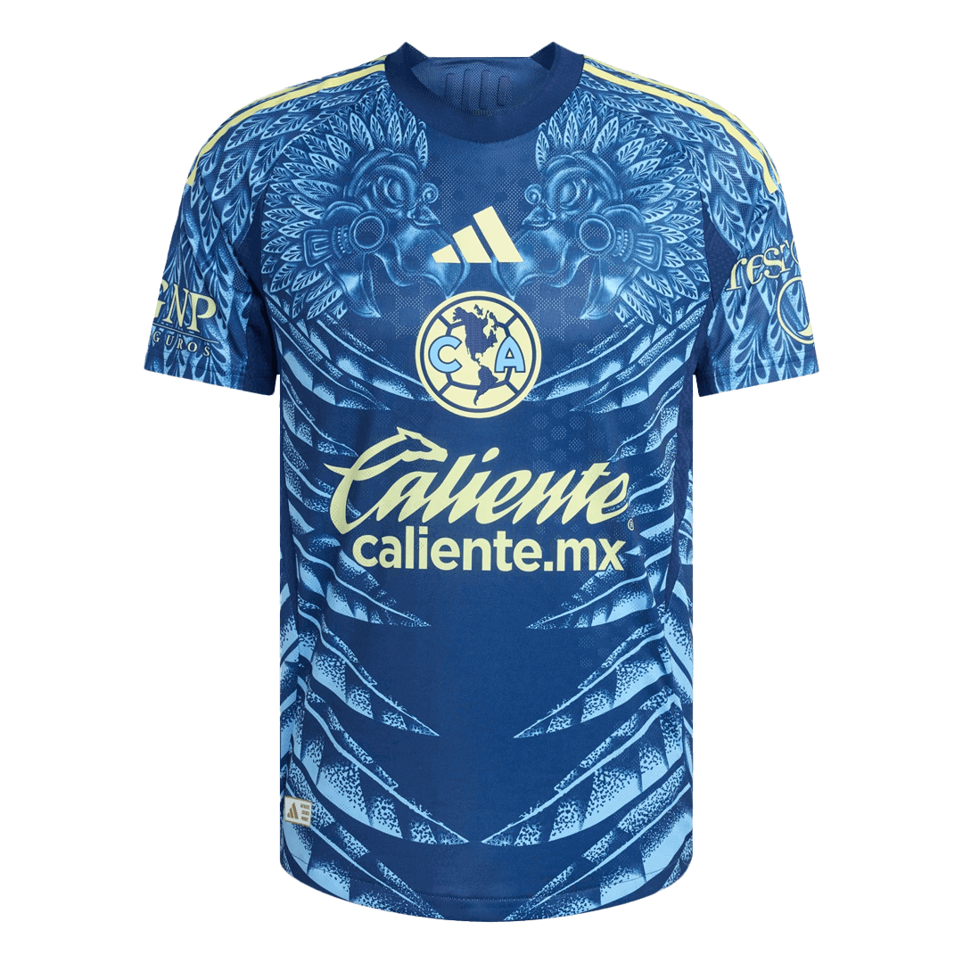 Camiseta de fútbol de visitante del Club América, versión jugador, temporada 2025/26