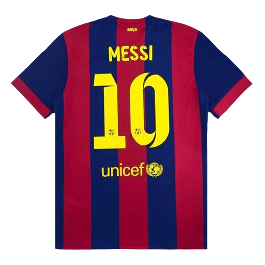 Maillot domicile rétro Barcelone MESSI #10 2014/15