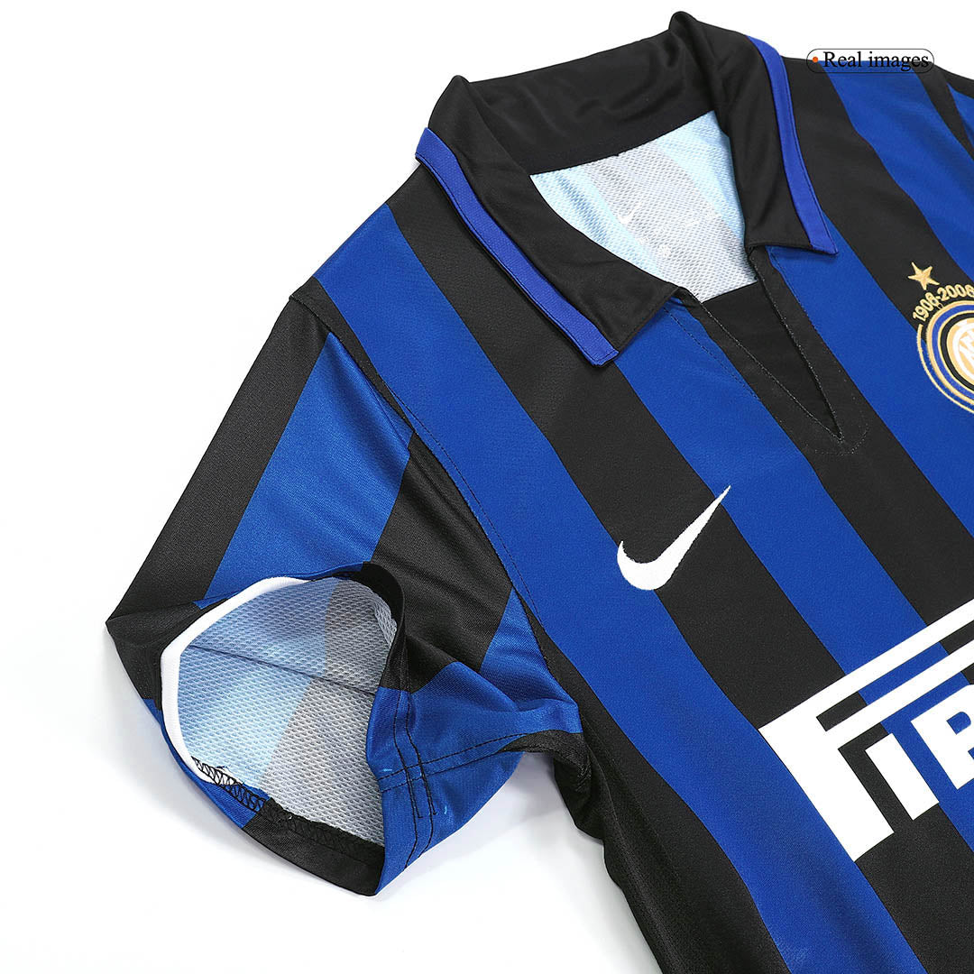 Camiseta retro de fútbol del Inter de Milán temporada 2007/08