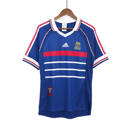 Camiseta retro de fútbol de Francia 1998