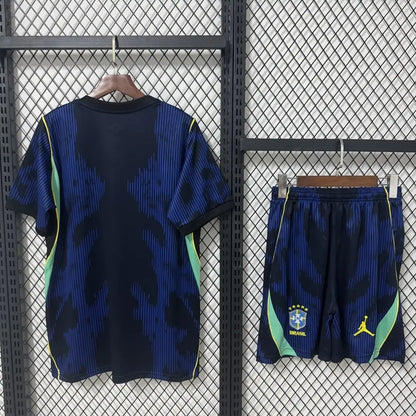 Equipación de visitante de Brasil - Camiseta + Pantalón corto Mundial 2026