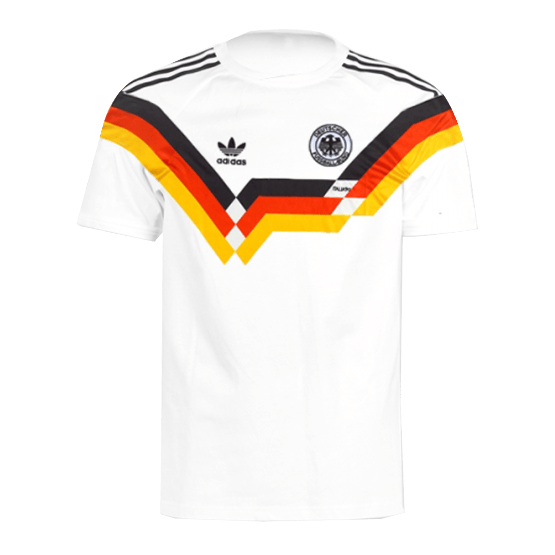 Camiseta retro de fútbol de Alemania 1990 (local)