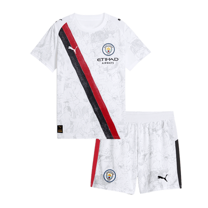 Manchester City KidSuper Kid's Jersey Kit - Jersey+Shorts 2025/26