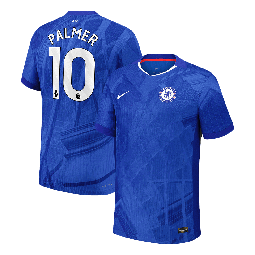 Camiseta de fútbol del Chelsea, versión jugador local, número 10, temporada 2025/26, de Palmer.