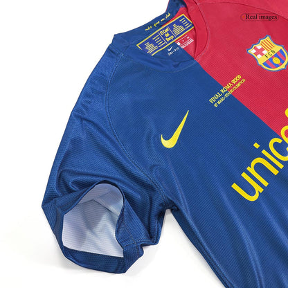 Camiseta retro del FC Barcelona 2008/09 - Final de la Champions League