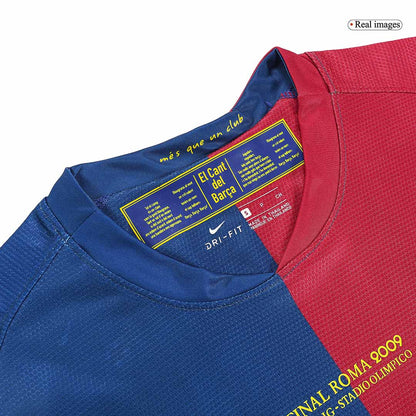 Camiseta retro del Barcelona de Messi, número 10, temporada 2008/09 - Champions League