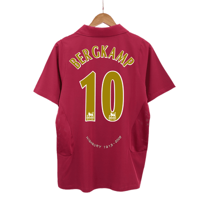 BERGKAMP #10 Arsenal 2005/06 Camiseta de fútbol retro local