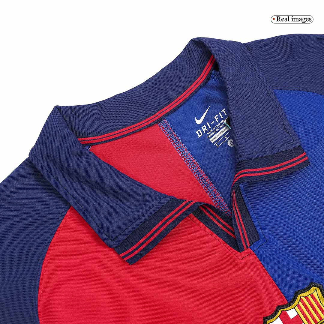Camiseta de fútbol retro local del Barcelona 1999/00