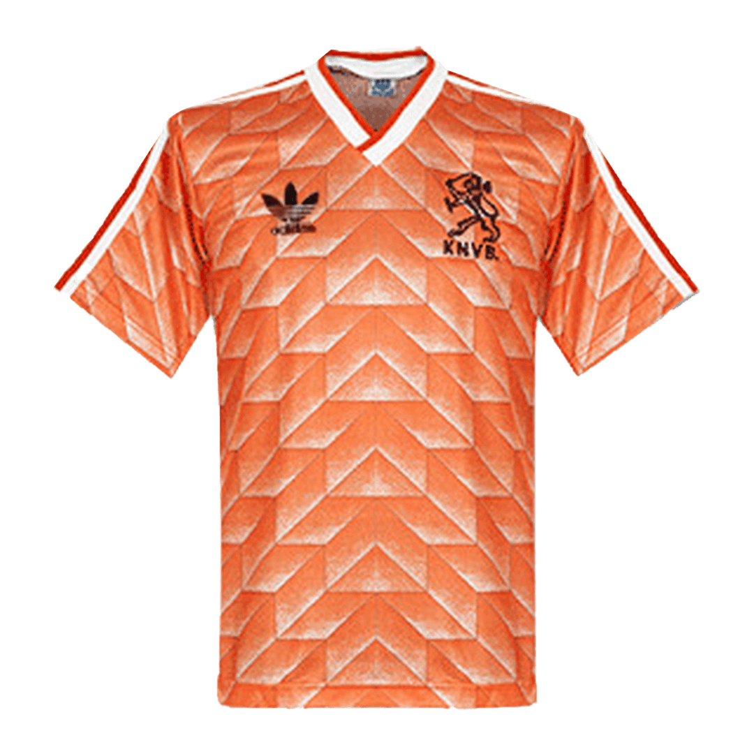 Camiseta retro de fútbol de los Países Bajos de 1988