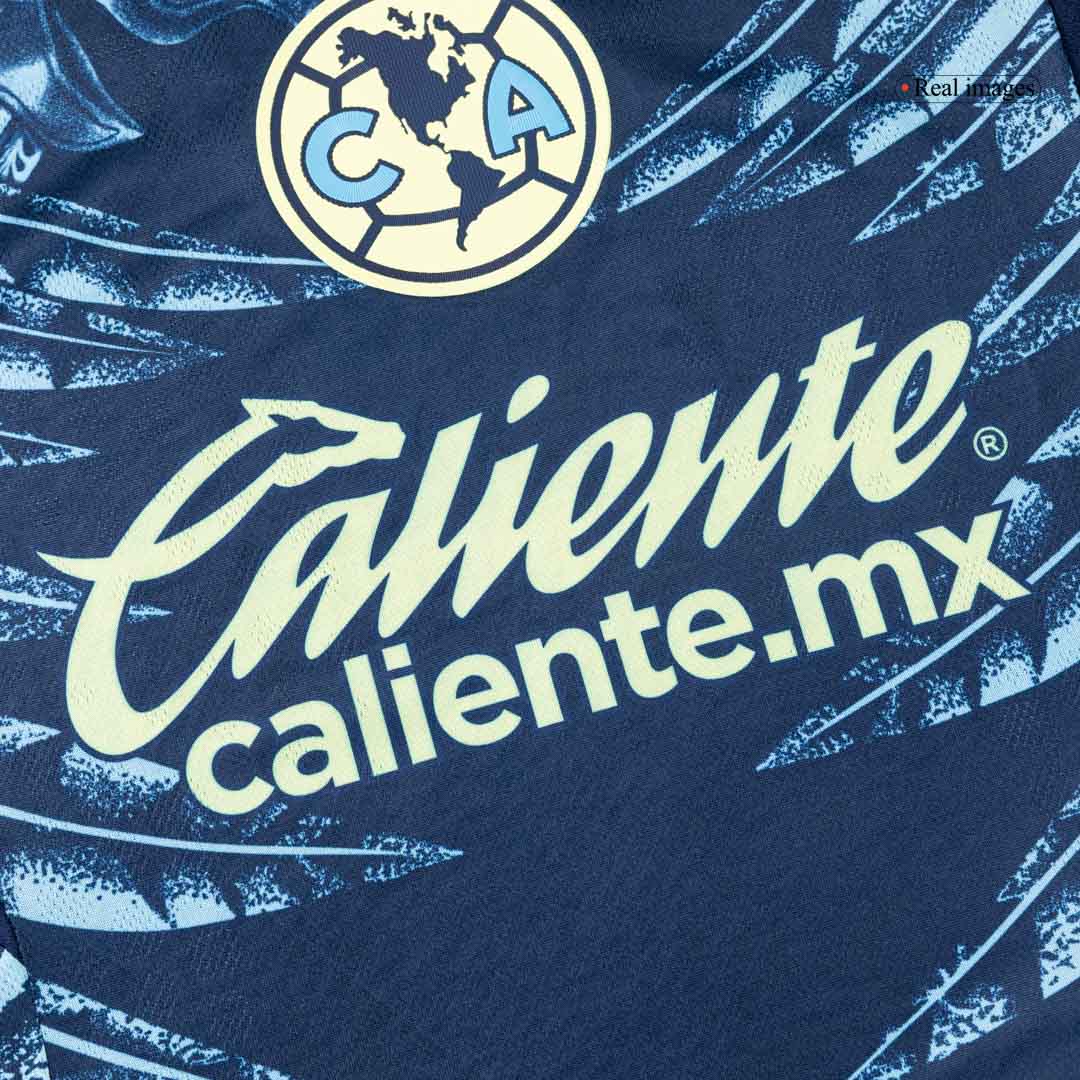 Camiseta de fútbol de visitante del Club América, versión jugador, temporada 2025/26
