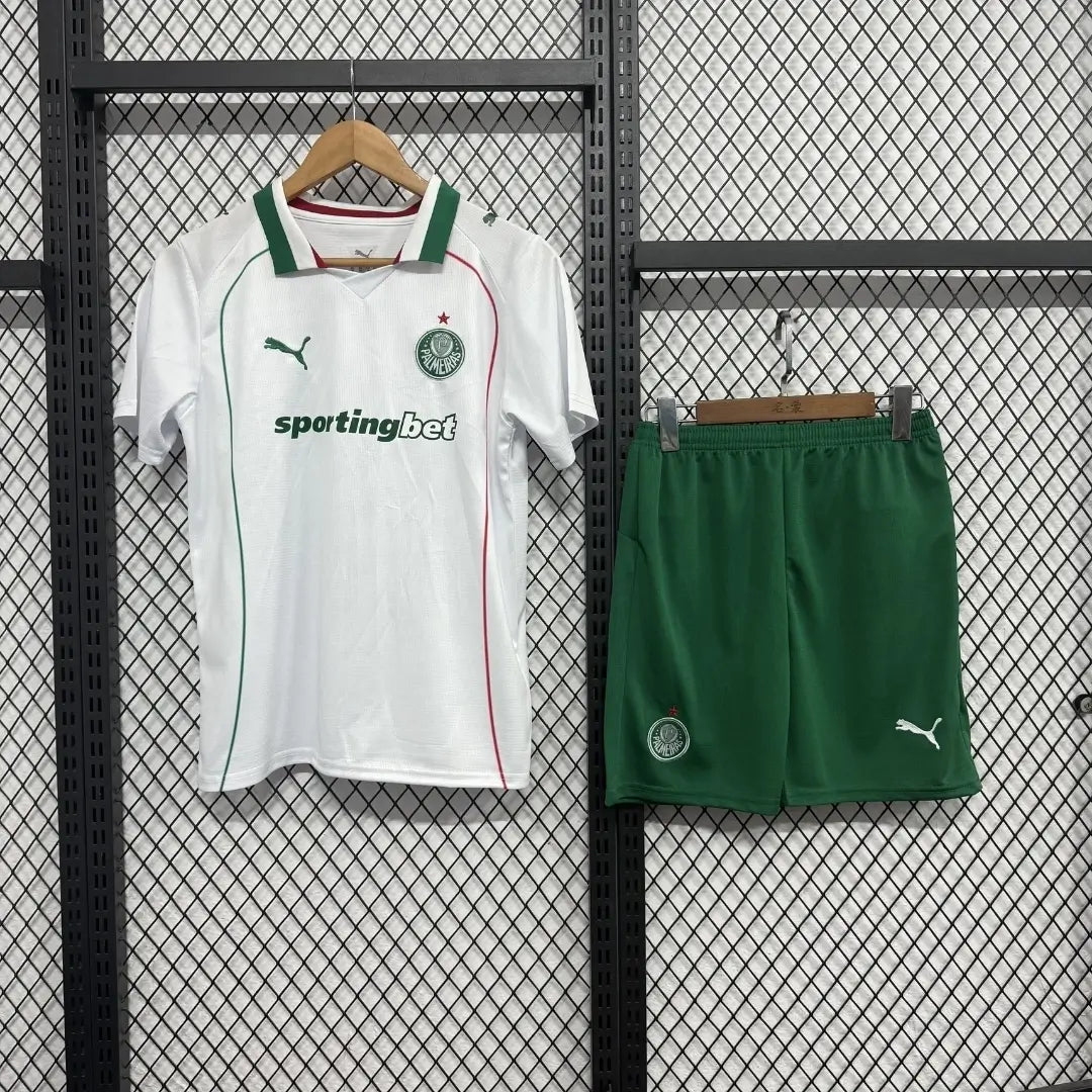 Conjunto de Fútbol SE Palmeiras Visitante Camiseta + Pantalón Corto 2026/27