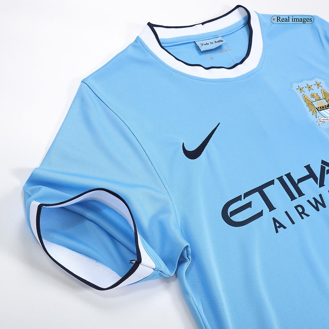 Camiseta retro de fútbol del Manchester City 2013/14 (local)