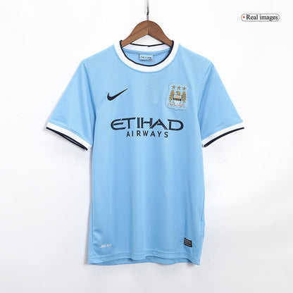 Camiseta retro de fútbol del Manchester City 2013/14 (local)