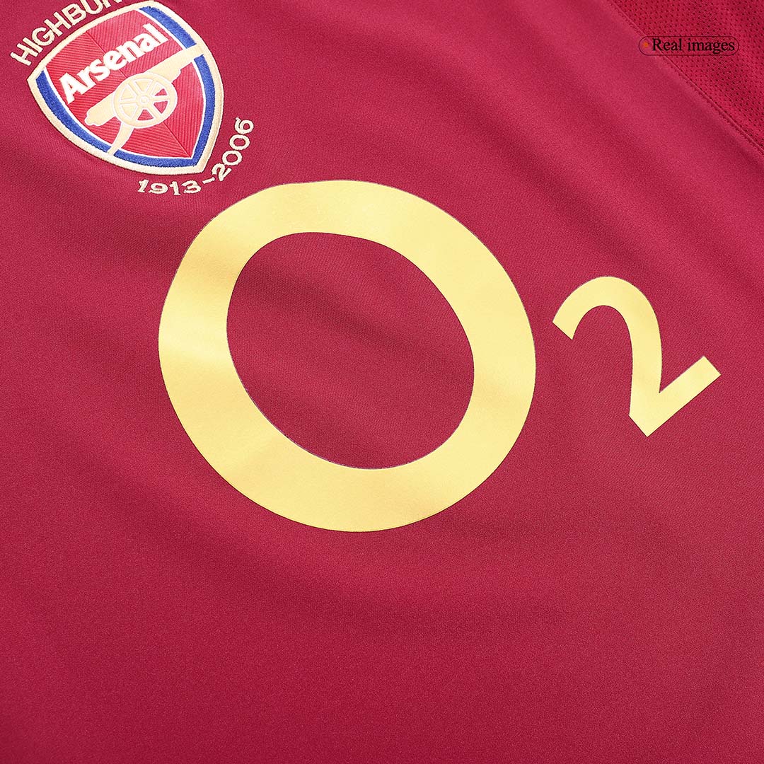 BERGKAMP #10 Arsenal 2005/06 Camiseta de fútbol retro local