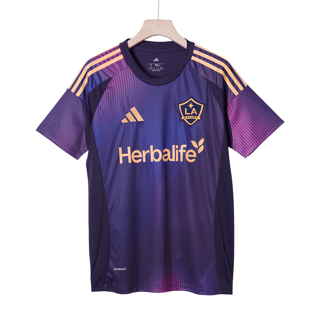 Camiseta de visitante del LA Galaxy 2025 Morada
