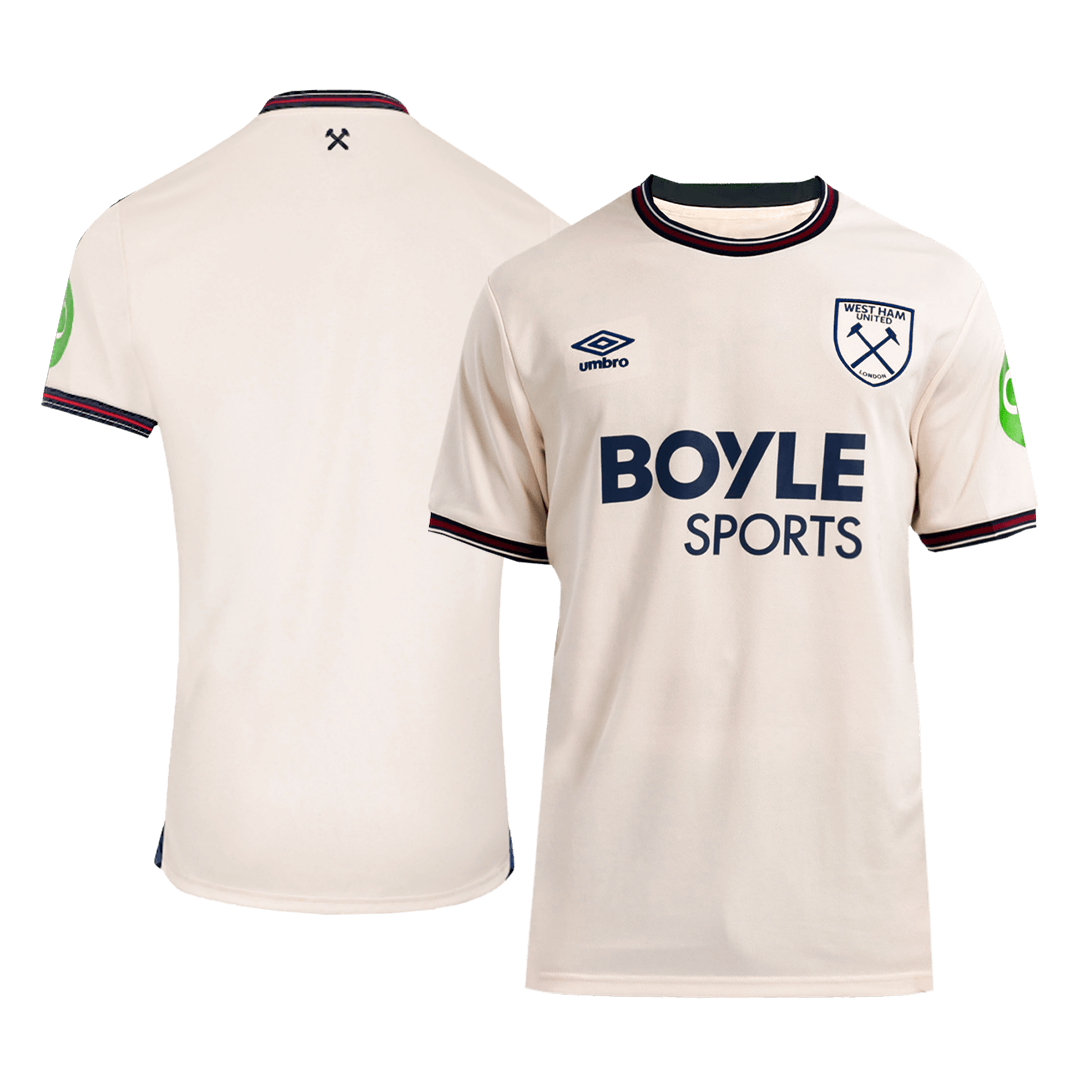 Camiseta de visitante del West Ham United 2025/26