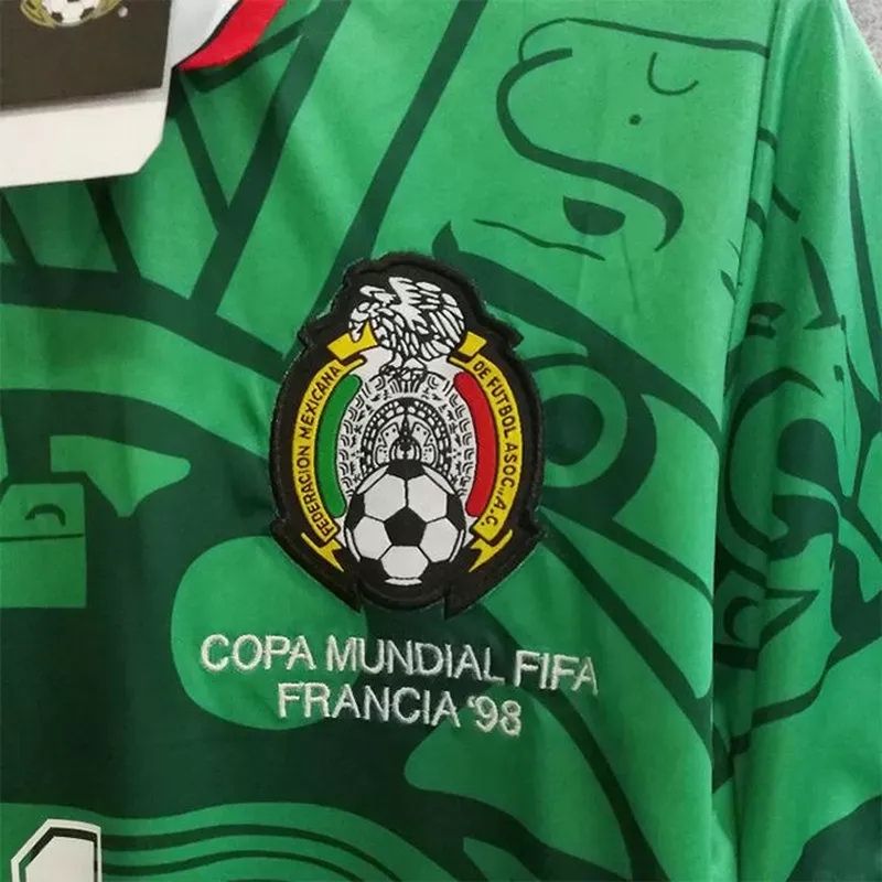 Mexico 1994 Retro Home Soccer Jersey