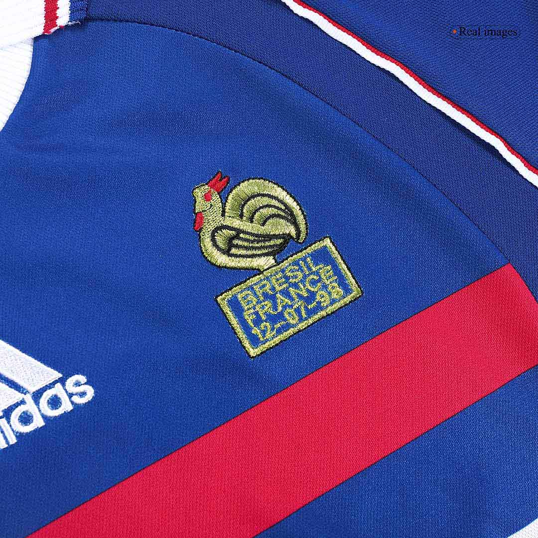 Camiseta retro de fútbol de Francia 1998