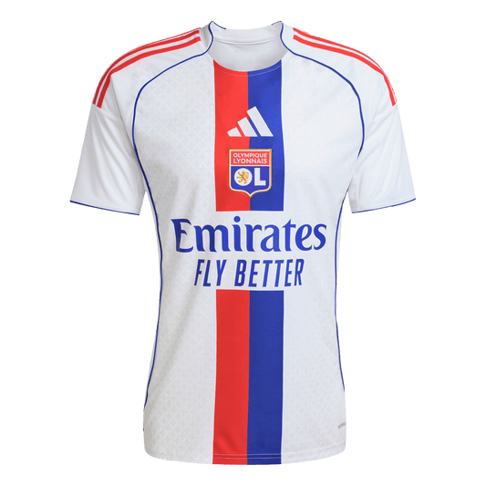 Maillot de football domicile de l'Olympique Lyonnais 2025/26