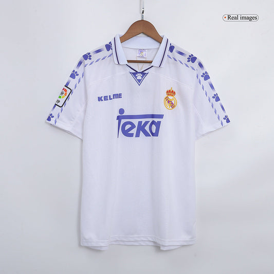 Maillot de football rétro domicile du Real Madrid 1996/97
