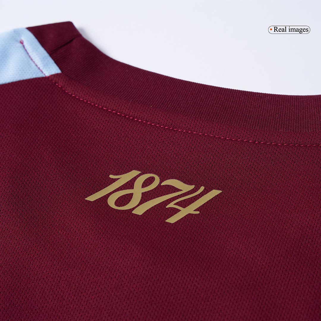Camiseta de fútbol local del Aston Villa 2025/26