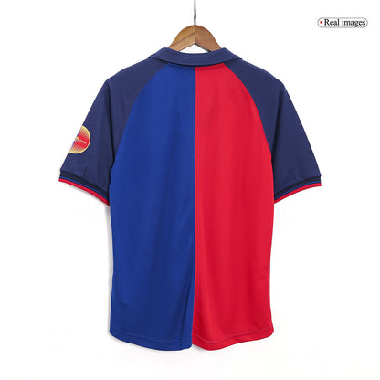 Camiseta de fútbol retro local del Barcelona 1999/00