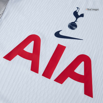 Camiseta de fútbol del Tottenham Hotspur nº 7, versión jugador local, temporada 2025/26, blanca - Champions League
