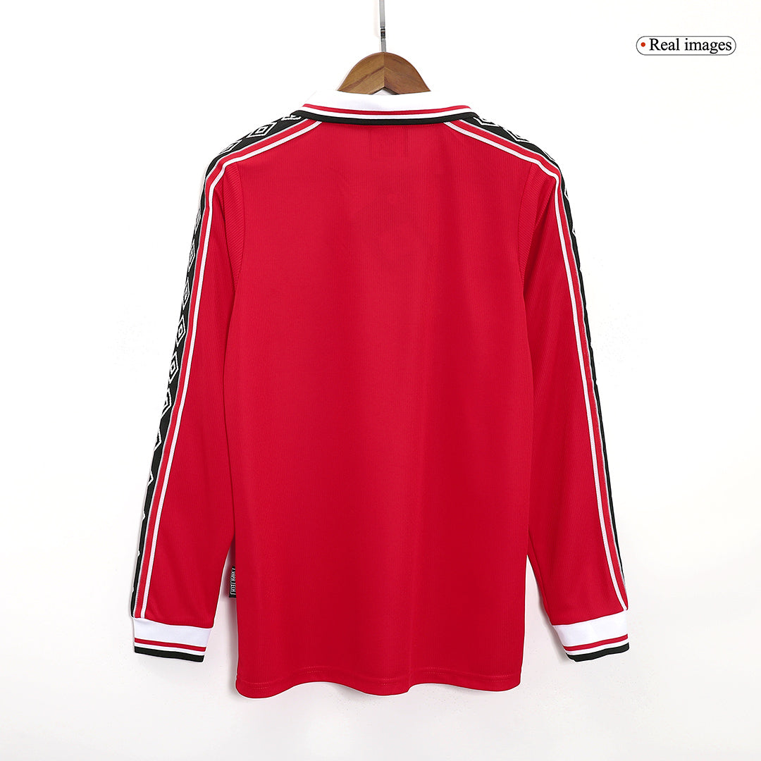 Camiseta retro de manga larga del Manchester United 1998/99 (local)