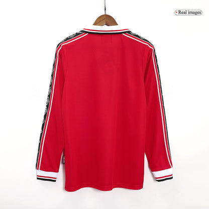 Camiseta retro de manga larga del Manchester United 1998/99 (local)