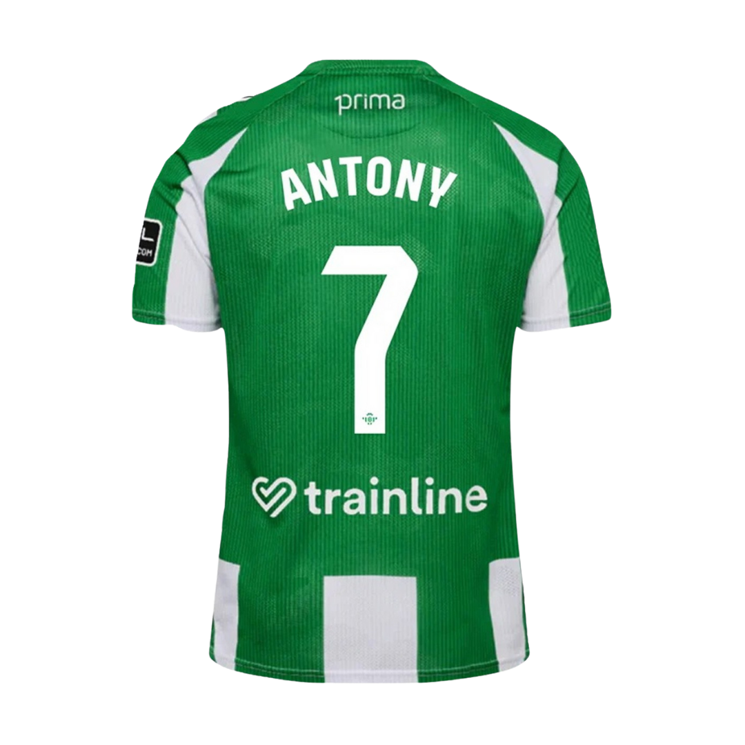 Camiseta de fútbol del Real Betis nº 7, temporada 2025/26