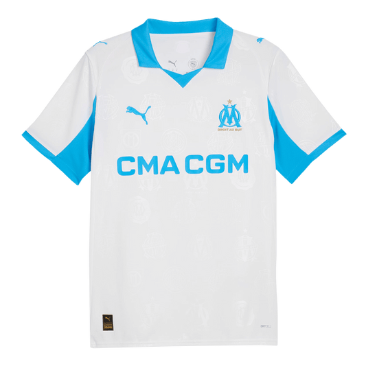 Maillot domicile de l'Olympique de Marseille 2025/26