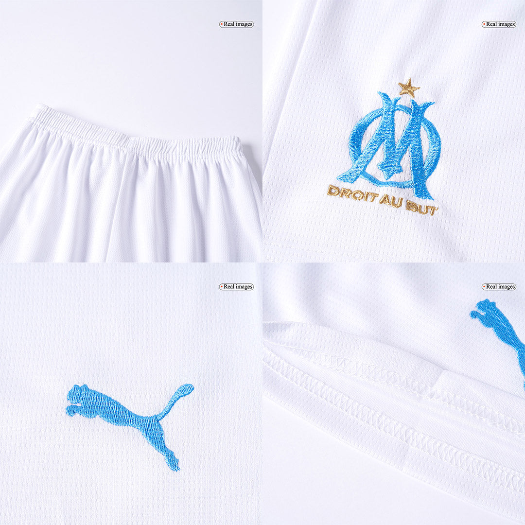 Equipación infantil del Marsella para la temporada 2025/26 (camiseta + pantalón corto)