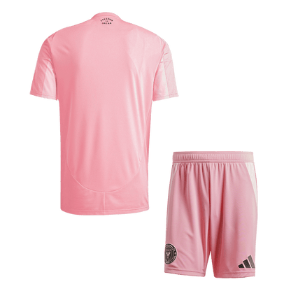 Conjunto de camiseta y pantalón corto del Inter Miami (local) 2025 Rosa