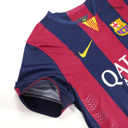 Camiseta de fútbol local retro del Barcelona 2014/15