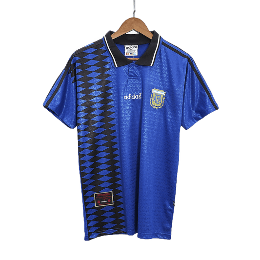 Maillot de football rétro extérieur masculin Argentine 1994