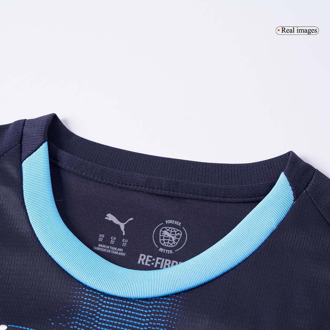 Equipación visitante infantil del Marsella - Camiseta + Pantalón corto 2025-26