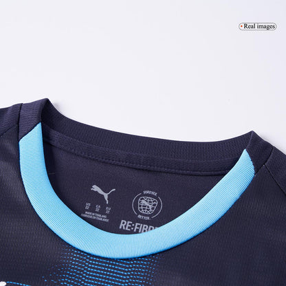 Equipación visitante infantil del Marsella - Camiseta + Pantalón corto 2025-26