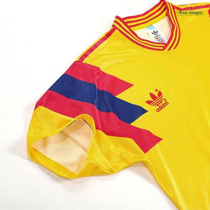Camiseta retro de fútbol de Colombia de 1990