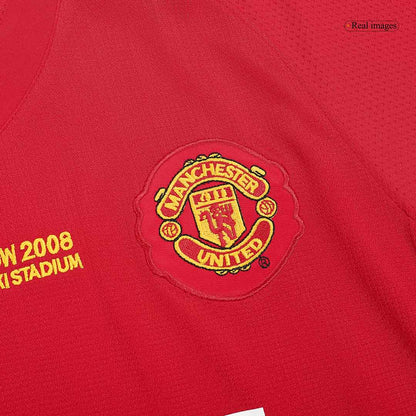 Camiseta retro del Manchester United 2007/08 (local) - Final de la Champions League
