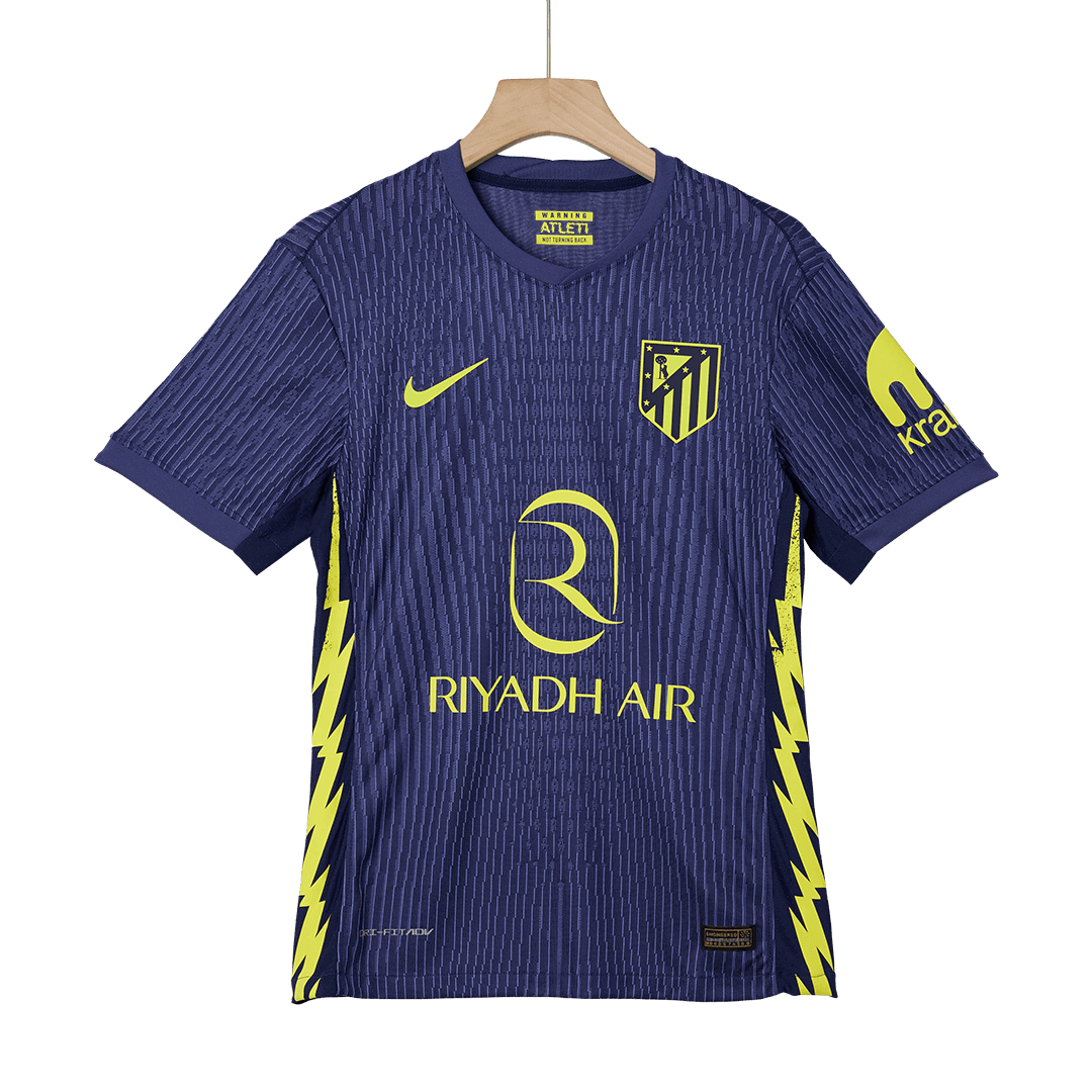 Camiseta de fútbol del Atlético de Madrid, versión visitante, temporada 2025/26
