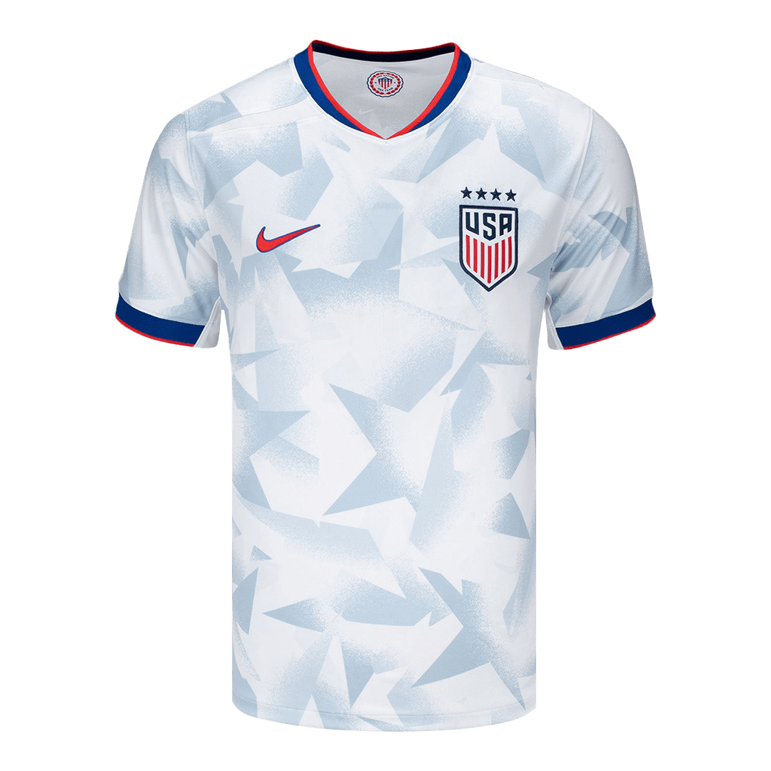Camiseta de local de la selección femenina de fútbol de Estados Unidos (USWNT) masculina 2025, blanca - Equipo femenino