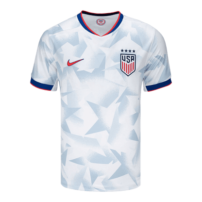 Camiseta de local de la selección femenina de fútbol de Estados Unidos (USWNT) masculina 2025, blanca - Equipo femenino
